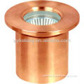 Solid copper 12v low voltage waterproof 3w led ground light ip68